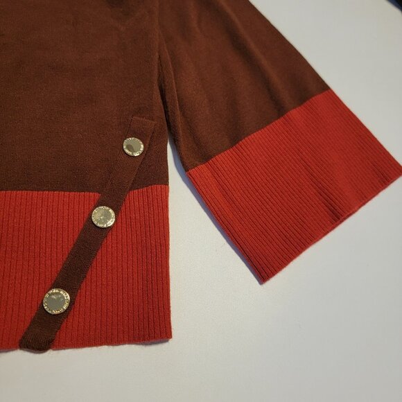 Marc New York Brown Rust Pullover Sweater Sz S Small‎ Classic Career - Picture 3 of 10